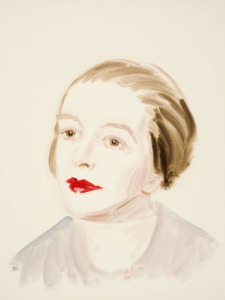 Annie Kevans, "Sonia Delauney", oil on paper, courtesy the artist. 