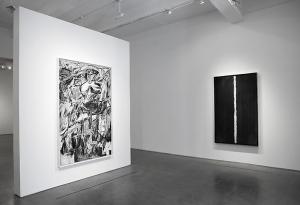 INstallation photos of Robert Longo's "Grand Cosmos". Courtesy Metro Pictures and the artist. 